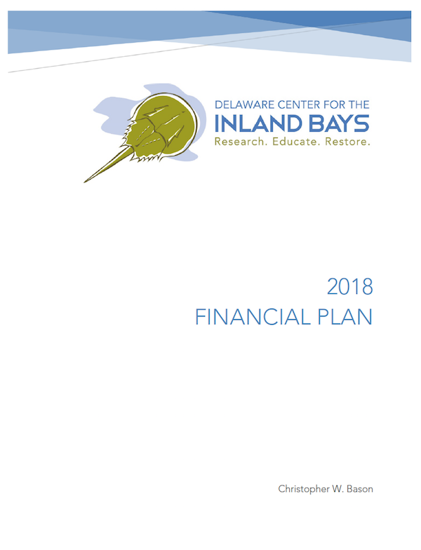 the financial plan for delaware center for the inland bays