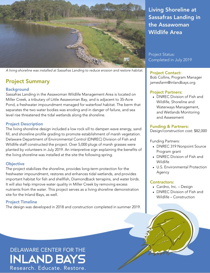 the flyer for the project is shown