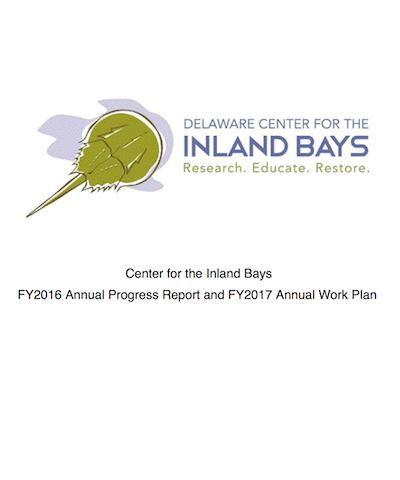 a brochure for inland bay's annual report