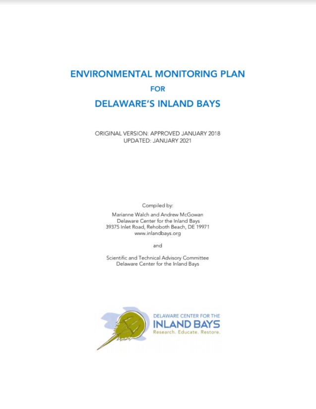 the environmental monitoring plan for delaware's inland bays