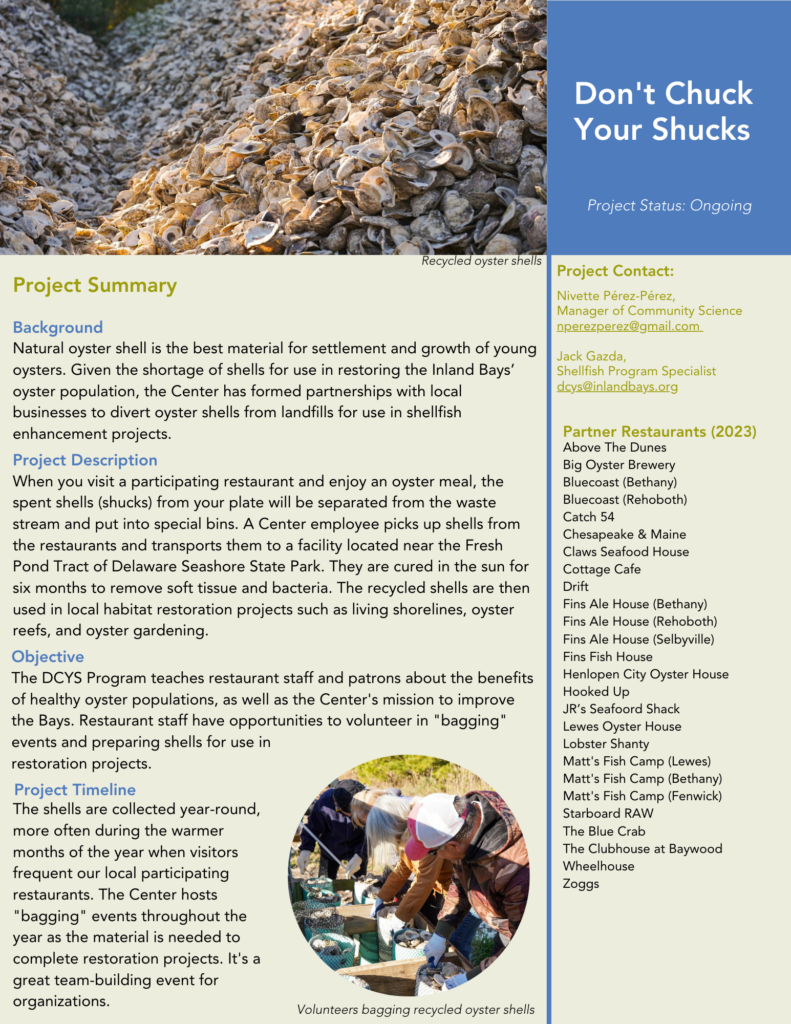 a brochure with a picture of a pile of rocks